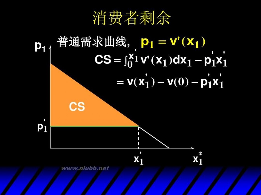 消费者剩余 消费者剩余