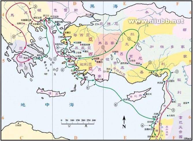 《使徒行传》查经用地图