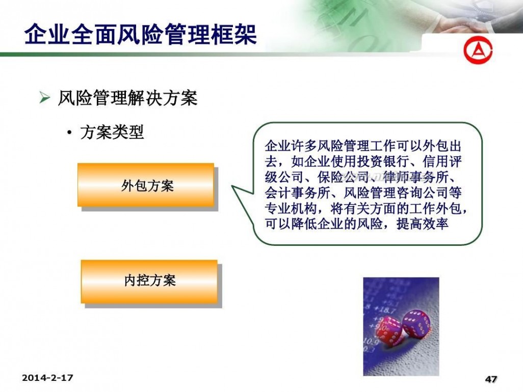 企业全面风险管理 企业全面风险管理专题