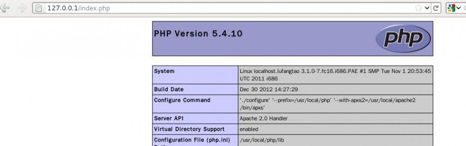 apache配置 Linux下安装配置PHP环境(Apache2)