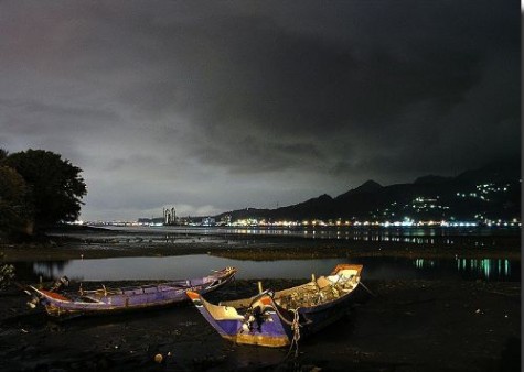 台湾淡水镇风光图片