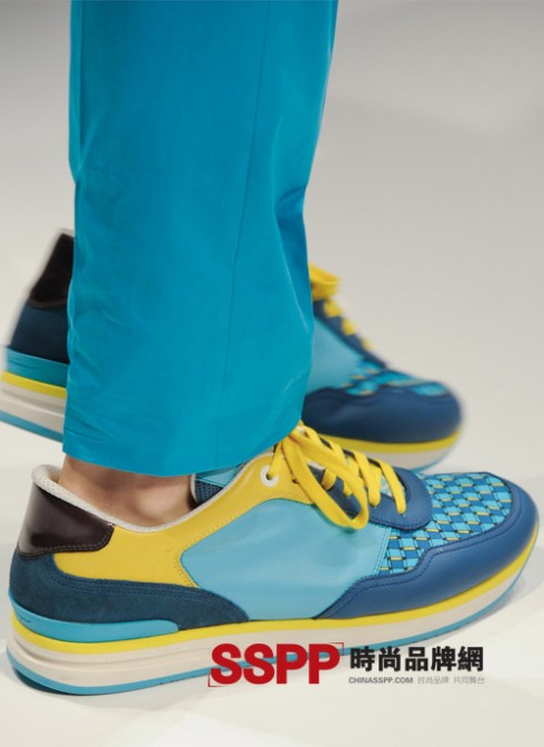 菲拉格慕男鞋 菲拉格慕男鞋 Ferragamo菲拉格慕运动鞋2013春夏秀场图