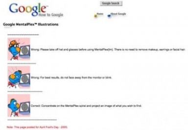 谷歌十年愚人节玩笑合集(组图)