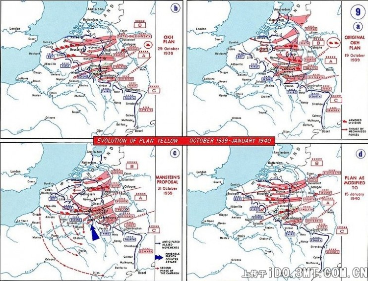 曼施坦因 曼施坦因的计划：“镰刀闪击战” 德国入侵西欧 上(图)
