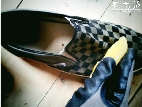 手艺活网 自制防水帆布鞋的方法