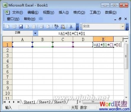 excel乘法函数 Excel表格乘法函数公式