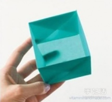 纸盒子的折法图解 如何折方形纸盒的方法 方形盒子的折法图解