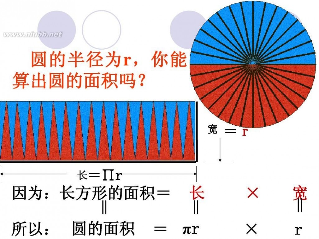 圆面积的推导过程 圆的面积公式推导