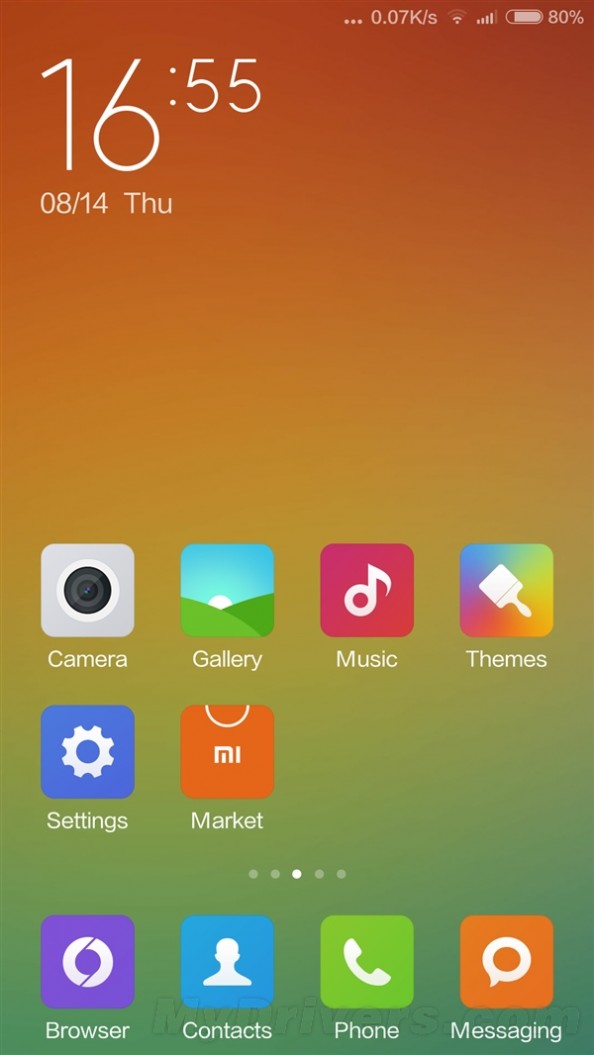 MIUI6 MIUI6界面 iOS7 iOS8