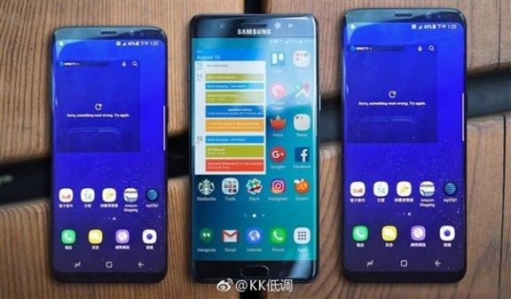 [图]三星Galaxy S8/S8+和Note7首次同框