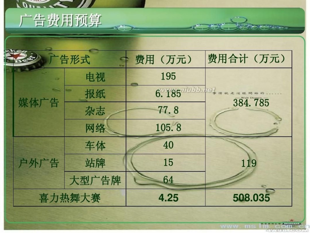 喜力国际 国际市场营销方案_喜力啤酒 2013