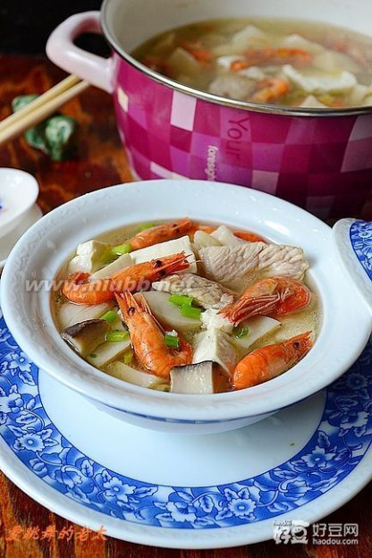 鲥 杏鲍菇鲥虾肉片豆腐汤的做法,杏鲍菇鲥虾肉片豆腐汤怎么做好吃,杏鲍菇鲥虾肉片豆腐汤的家常做法