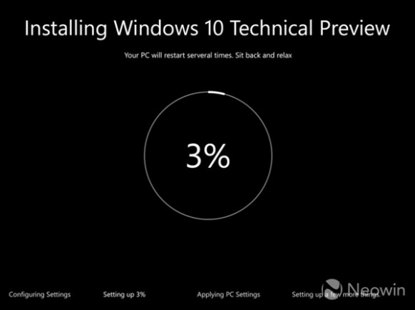 Windows 10安装界面大变