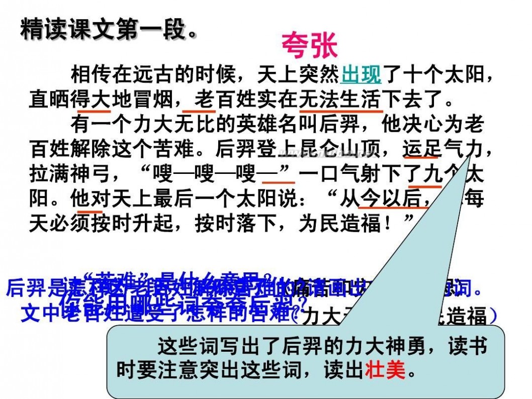 嫦娥奔月的意思 《嫦娥奔月》课件