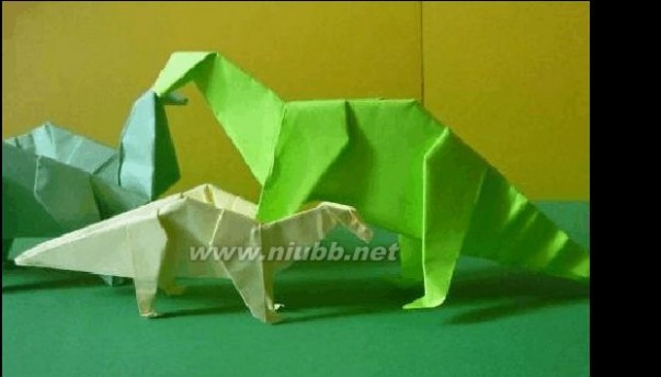 几分钟折纸网 几分钟手工折纸恐龙教程