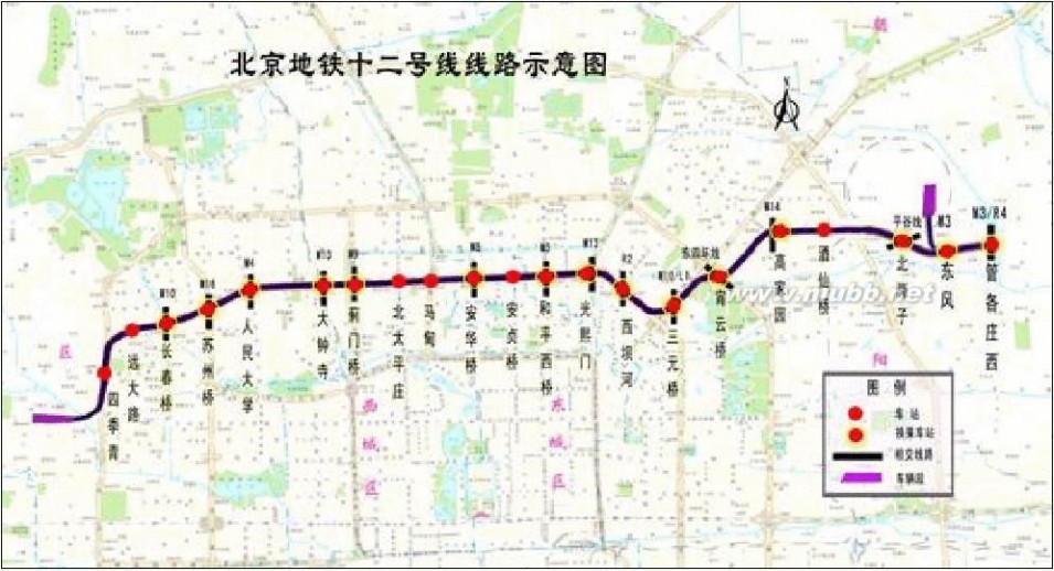 北京市交通图 北京市城市轨道交通建设规划线路图(2014-2020)