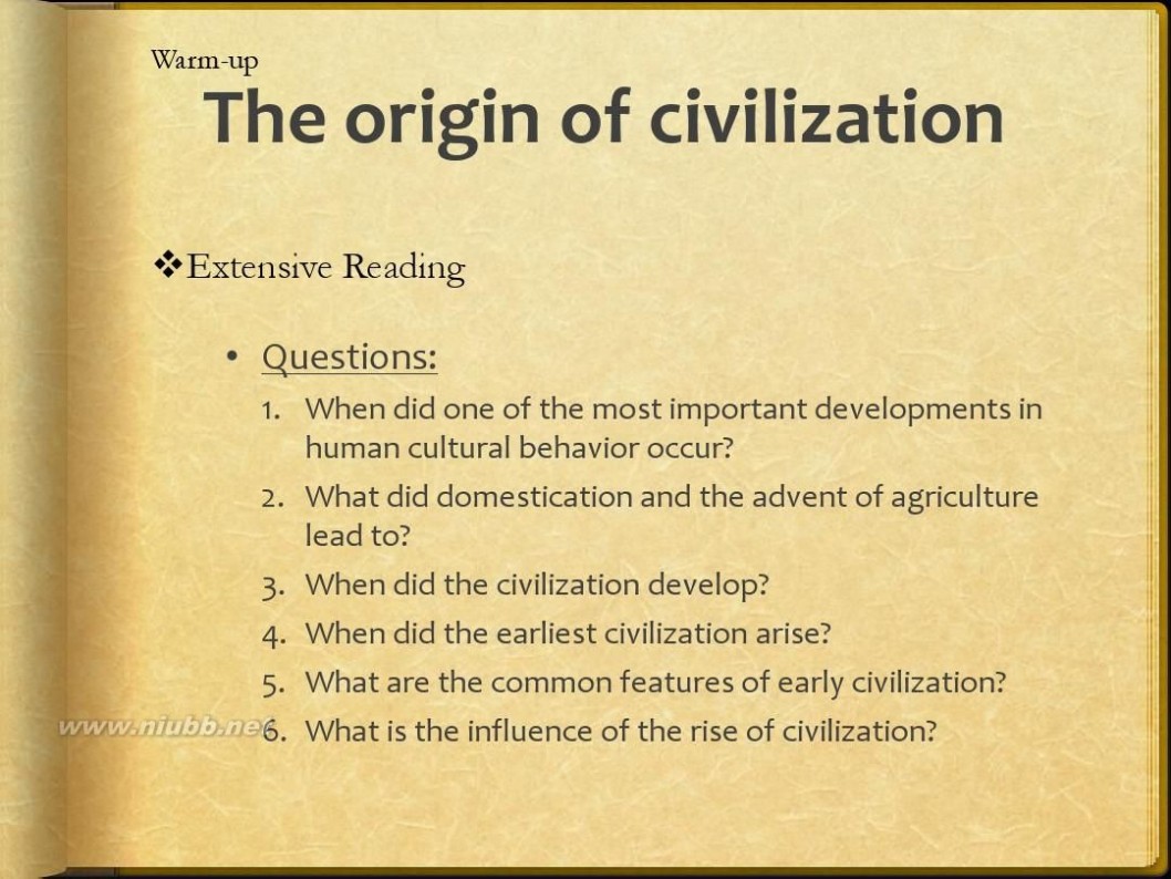 civilization Unit 1 Civilization