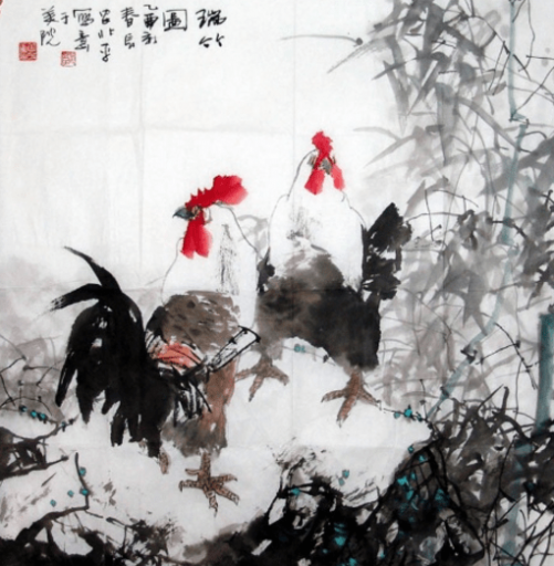 花鸟画家 中国著名花鸟画家作品图片