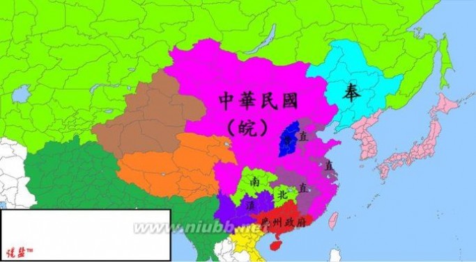 2013.3.20中华民国“秋海棠”地图：1141万平方公里，世界第二！让我们一起把外蒙的YY变为现实~~