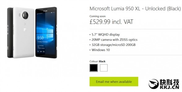 Lumia 950/950XL未开卖先降价：依然感人