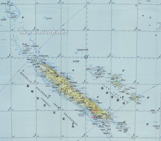 新喀里多尼亚南方省东部的岛屿（法属）