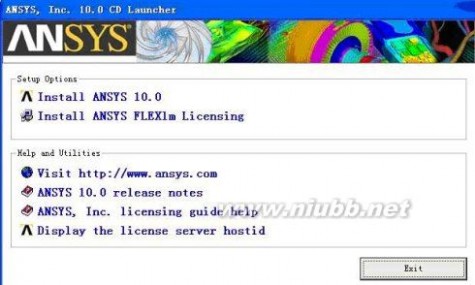 ANSYS10.0安装（带图文说明）转载