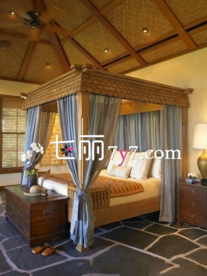 帷幔 床头吊顶帷幔设计效果图 让卧室充满浪漫色彩