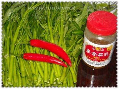 通心菜用椒丝腐乳来炒最美味（附15道蔬菜做法）