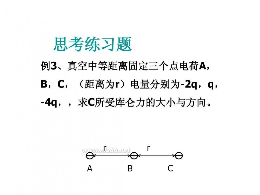 库仑定律ppt 1.2库仑定律课件(精品实用)