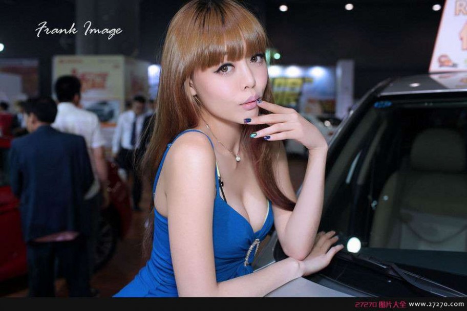 美丽模特 广州车展上的美丽模特Viki