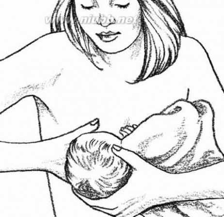 哺乳姿势 图解正确哺乳姿势与含乳方式