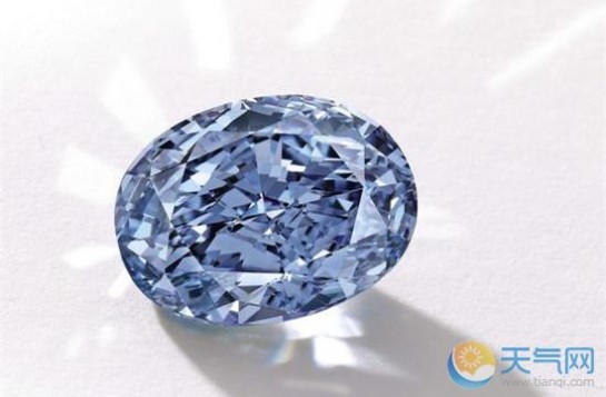 最大椭圆形鲜彩蓝钻 最大椭圆形鲜彩蓝钻曝光 10.10克拉价值2.27亿