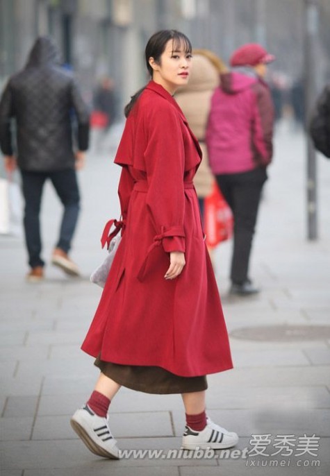 北京街拍 北京美女街拍 时髦百变的冬装搭配