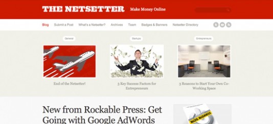 The Netsetter blog design