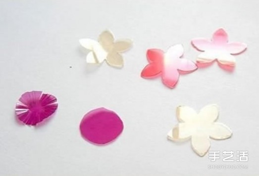 塑料花 塑料花的做法图解 手工塑料花制作方法步骤