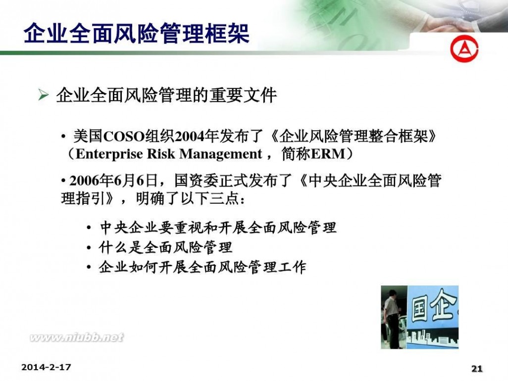 企业全面风险管理 企业全面风险管理专题