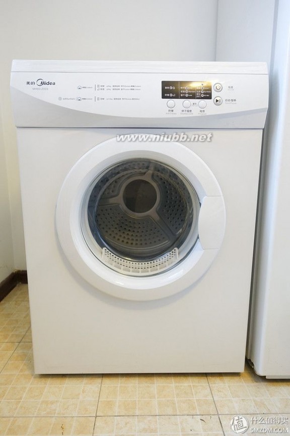 美的干衣机 还可以再懒一点：Midea 美的 MH60-Z003 6公斤欧式干衣机