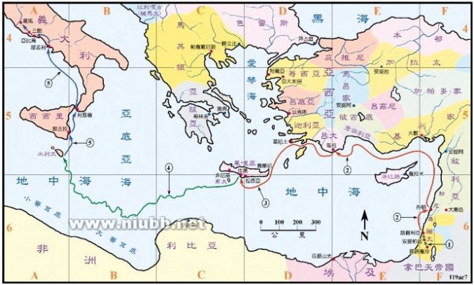 《使徒行传》查经用地图