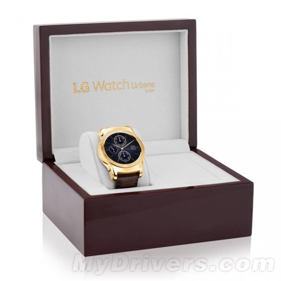 完美！最帅LG手表黄金版来了：金光闪闪