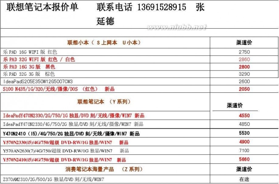 联想昭阳e46l 联想笔记本报价单