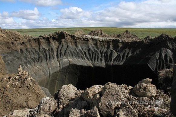 巨坑 西伯利亚巨坑成因探秘