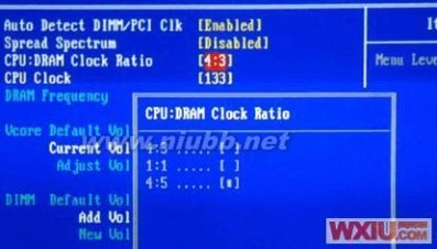 cpufsb CPU超频详细设置图解