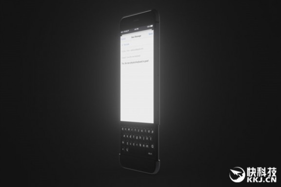 iPhone 7概念设计：黑莓Priv“上身”
