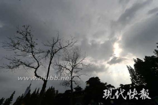 南京 天气 台风"灿鸿"即将到来 南京的天气凌乱了