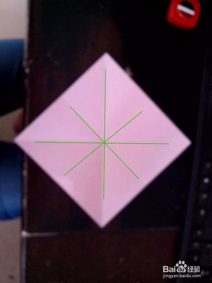 纸花怎么折 如何折星形纸花 精