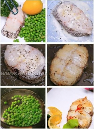 银鳕鱼的做法 豌豆银鳕鱼