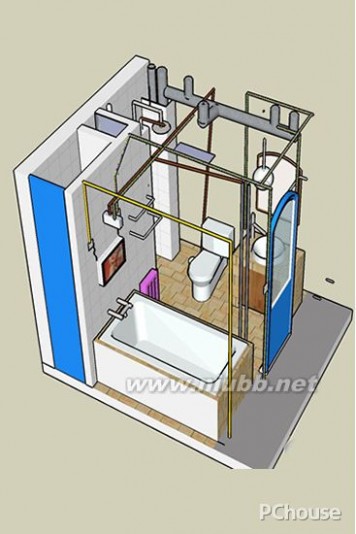卫生间水管安装 卫生间水管安装图 卫生间水管安装方法