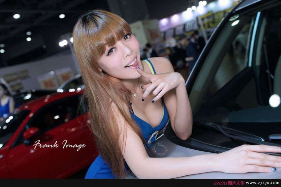 美丽模特 广州车展上的美丽模特Viki