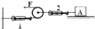 动滑轮的作用 如图所示，当物体A在滑轮作用下沿水平面匀速运动时，弹簧测力计1示数为30N，则测力计2示数为____