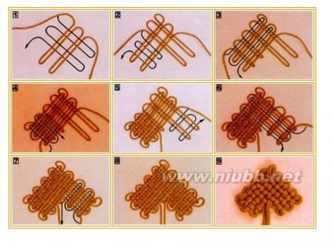 中国结编法图解大全,中国结的打法合集_怎样制作中国结